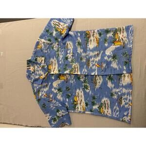 Island Mens Hawaiian Shirt Outrigger Made in Hawaii Shirt XL
